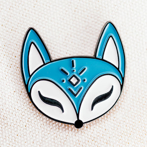 Blue Cartoon Custom Anime Badge