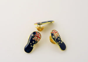 Australian Flag Thong Lapel Pin | Badges and Promotions Australia

