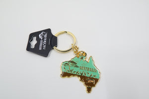 Australia Map and Animals Keychain | Badges and Promotions Australia
