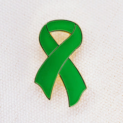 Dark Green Awareness Ribbon | Badges and Promotions Australia
