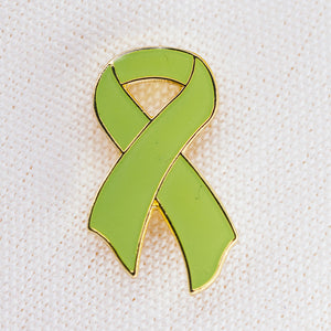 Light Green Awareness Ribbon | Badges and Promotions Australia
