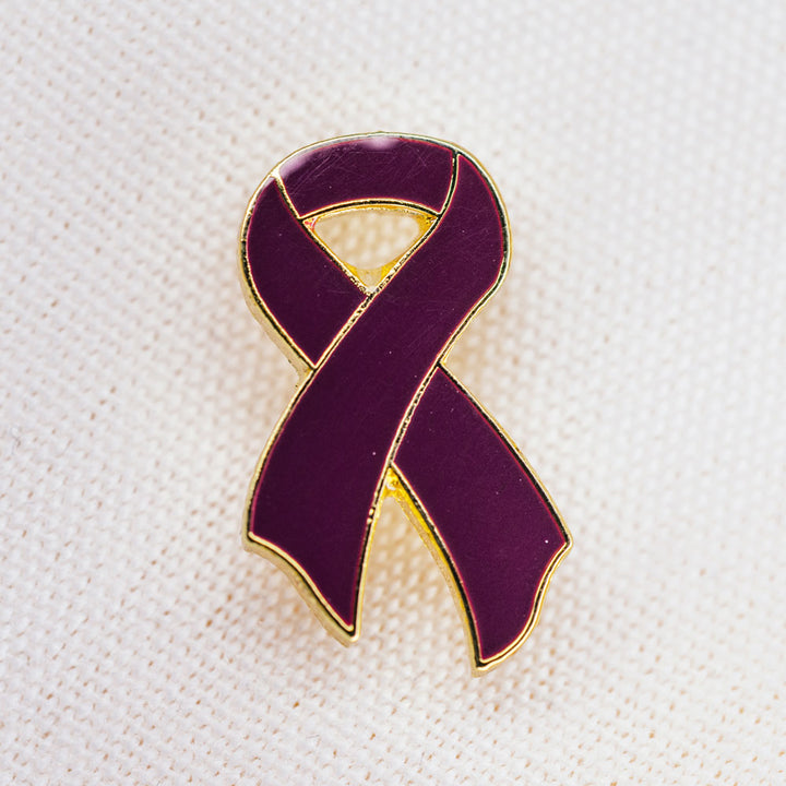 Burgundy Ribbon Lapel Pin - Badges and Promotions Australia