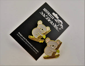 PERTH Australia Koala Lapel Pin | Badges and Promotions Australia
