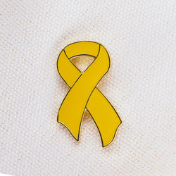 Yellow Ribbon Lapel Pin - Badges and Promotions Australia