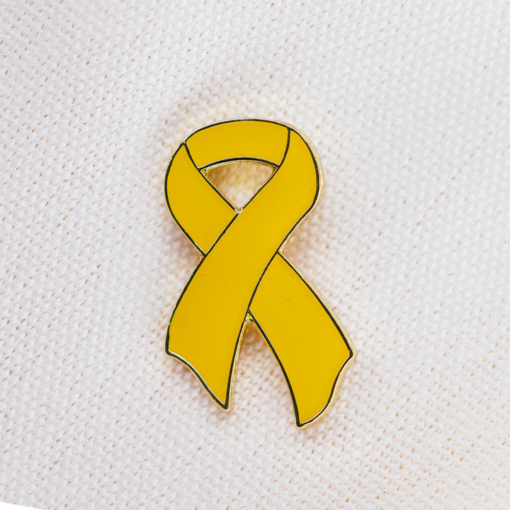 Yellow Awareness Ribbon | Badges and Promotions Australia

